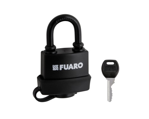 Замок навесной Fuaro PL-WEATHER-3640 (PL-3640) Black (английский ключ, упаковка блистер) 3 ключа (Фуаро) 42533