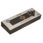 Петля Fuaro (Фуаро) универсальная без врезки IN4300W SN (300-2BB 100x2,5) мат. Никель