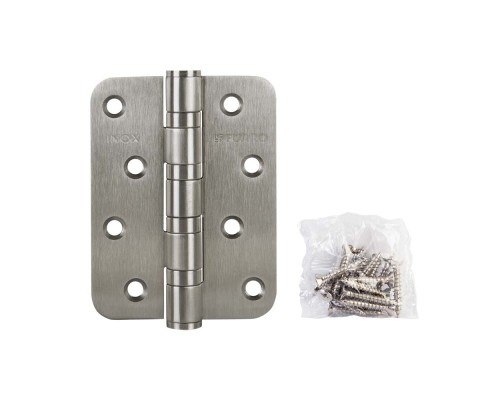 Петля Fuaro (Фуаро) из нержавейки универсальная IN4400U-R10 INOX (4BB-R10 102х76х3)