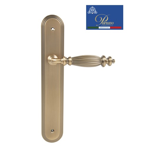 Дверная ручка на планке PORTUNO Siena 1010.11PL Матовый кофе