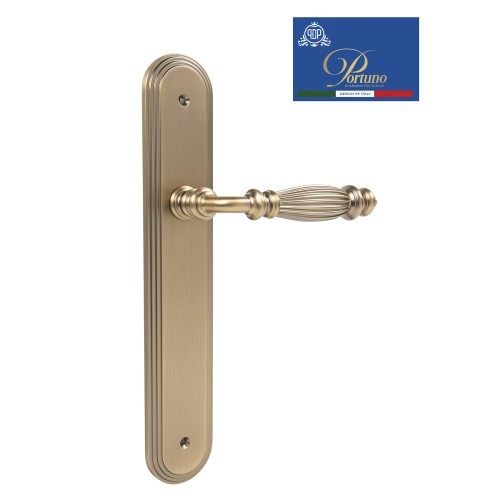 Дверная ручка на планке PORTUNO Siena 1010.11PL Матовый кофе
