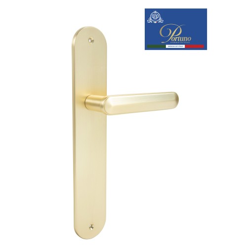 Дверная ручка на планке PORTUNO Onyx 623.07PL Матовое золото