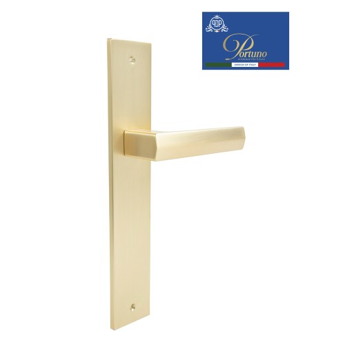 Дверная ручка на планке PORTUNO Alba 721.07PL Матовое золото