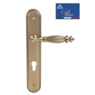 Дверная ручка на планке под цилиндр PORTUNO Siena 1010.11CYL Матовый кофе