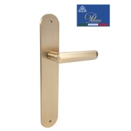 Дверная ручка на планке PORTUNO Onyx 623.11PL Матовый кофе