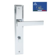 Дверная ручка на планке с фиксатором PORTUNO Star 820.01WC Полированный хром