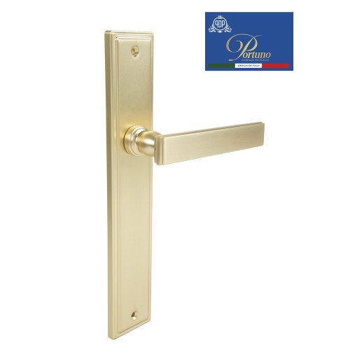 Дверная ручка на планке PORTUNO Star 820.07PL Матовое золото