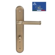 Дверная ручка на планке с фиксатором PORTUNO Impero 1011.11WC Матовый кофе