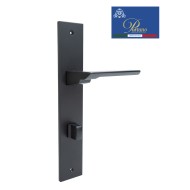 Дверная ручка на планке с фиксатором PORTUNO Italia 706.03WC Чёрный