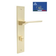 Дверная ручка на планке с фиксатором PORTUNO Italia 706.07WC Матовое золото