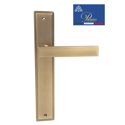Дверная ручка на планке PORTUNO Star 820.11PL Матовый кофе