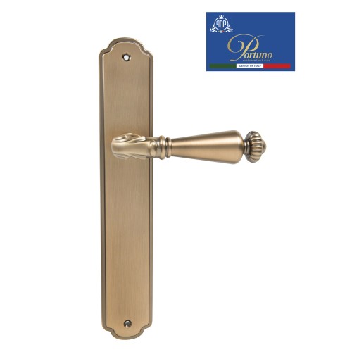 Дверная ручка на планке PORTUNO Ninfa 907.11PL Матовый кофе
