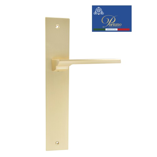 Дверная ручка на планке PORTUNO Italia 706.07PL Матовое золото