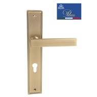 Дверная ручка на планке под цилиндр PORTUNO Star 820.11CYL Матовый кофе