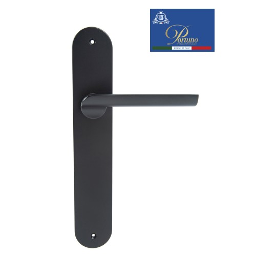 Дверная ручка на планке PORTUNO Punto 602.03PL Чёрный