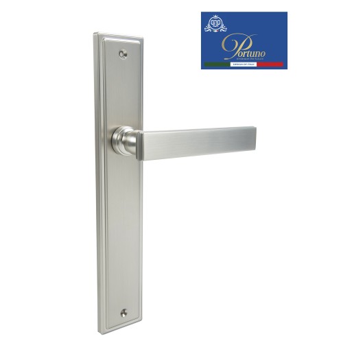 Дверная ручка на планке PORTUNO Star 820.14PL Матовый никель