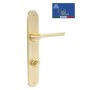 Дверная ручка на планке с фиксатором PORTUNO Punto 602.07WC Матовое золото