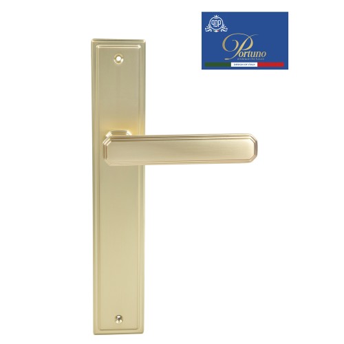 Дверная ручка на планке PORTUNO Pyramid 822.07PL Матовое золото