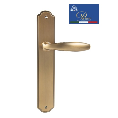 Дверная ручка на планке PORTUNO Anna 909.11PL Матовый кофе