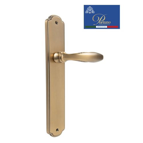 Дверная ручка на планке PORTUNO Anna 909.11PL Матовый кофе