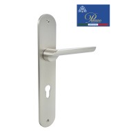 Дверная ручка на планке под цилиндр PORTUNO Punto 602.14CYL Mатовый никель