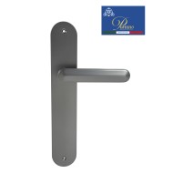 Дверная ручка на планке PORTUNO Onyx 623.05PL Матовый графит