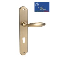 Дверная ручка на планка под цилиндр PORTUNO Anna 909.11CYL Матовый кофе