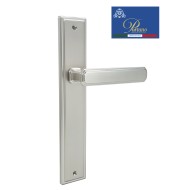 Дверная ручка на планке PORTUNO Pyramid 822.14PL  Матовый никель