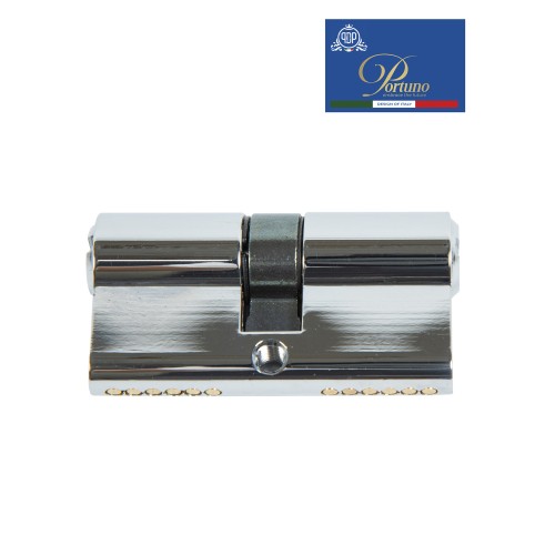 Цилиндровый механизм PORTUNO. Арт.CD60.01, 60м. (30+30), Цвет, Полированный хром. ключ-ключ