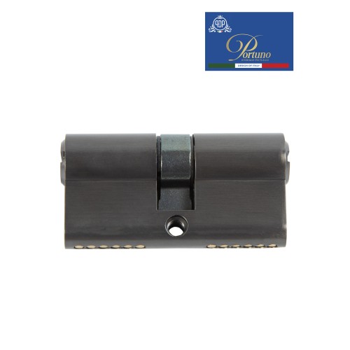 Цилиндровый механизм PORTUNO. Арт.CD60.05, 60м. (30+30), Цвет, Матовый графит. ключ-ключ