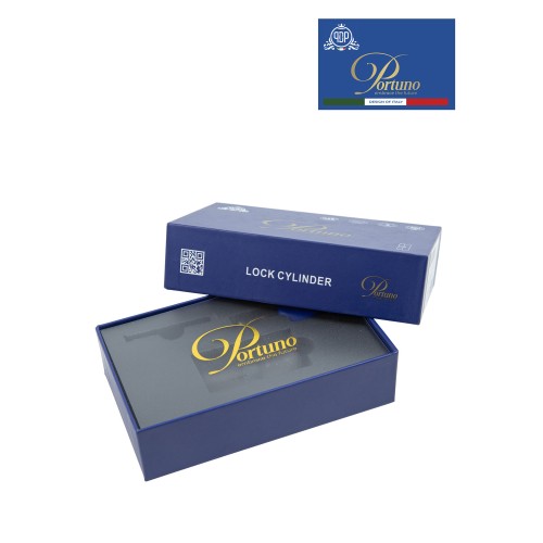 Цилиндровый механизм PORTUNO. Арт.CD60.06, 60м. (30+30), Цвет, PVD Полированное золото. ключ-ключ