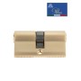 Цилиндровый механизм PORTUNO. Арт.CD60.07, 60м. (30+30), Цвет, Матовое золото. ключ-ключ