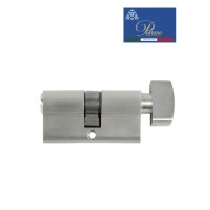 Цилиндровый механизм PORTUNO. Арт.CS60.14, 60м. (30+30), Цвет, Матовый никель. ключ-вертушка