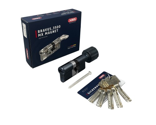 Механизм цилиндровый ABUS BRAVUS 3500 MAGNET 125(50x75В) ключ/вертушка MX PRO MBL (5 key) art 11003215