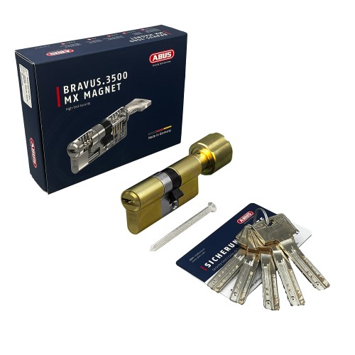 Механизм цилиндровый ABUS BRAVUS 3500 MAGNET 135(45x90В) ключ/вертушка MX PRO MS (5 key) art 11002884