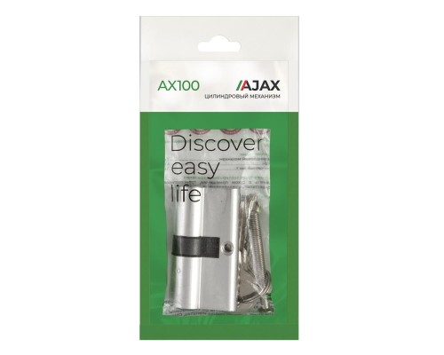 Цилиндровый Ajax (Аякс) механизм (AX100/60) AX1000Key60 (25+10+25)/HD CP хром 4Key