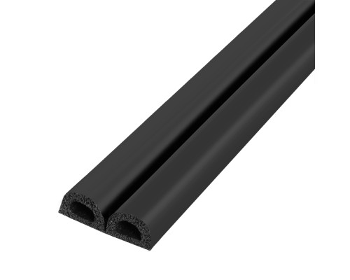 Уплотнитель Fuaro (Фуаро) без клеевой основы WADH/D-9x7,5mm, BLACK черный 100 m