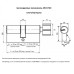 Механизм цилиндровый ABUS BRAVUS 3500 MAGNET 90(35x55) ключ/ключ MX PRO MBL (5 key) art 11003021