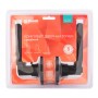 Ручка Fuaro (Фуаро) защелка DK620/BL BL-BK (620/BL BL-B) (фик.) черный