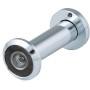 Глазок дверной Fuaro DVZ3, 16/200/50x90 (оптика пластик, угол обзора 200) CP Хром (Фуаро)