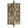 Петля универсальная Fuaro 4BB/A/BL 125x75x2,5 AB (бронза) БЛИСТЕР (Фуаро)