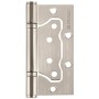 Петля универсальная Fuaro без врезки 500-2BB 100x2,5 PN (мат. никель) (Фуаро)