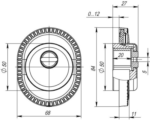 Броненакладка на ЦМ Armadillo ET/ATC-Protector 1CL-25 BB-17 Коричневая бронза (Армадилло)