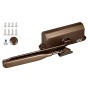Доводчик дверной Dorma TS 77 EN4, с рычажной тягой, коричневый (Дорма)