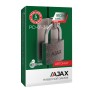 Замок навесной Ajax PD-01-38 (английский ключ, упаковка коробка) 3 ключа (Аякс) 42233