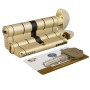 Цилиндровый механизм с вертушкой Mottura C39F464601RLC5 (92 мм/41+10+41), ЛАТУНЬ (PVD) (верт. 99.506) (Моттура)
