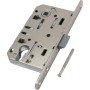 Замок межкомнатный AGB B01103.50.34 MEDIANA EVOLUTION (под цилиндр) цвет матовый хром (АГБ) 17995