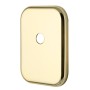 Декоративная квадратная накладка на цилиндр Armadillo BK-DEC SQ (ATC Protector 1) GP-2 со штоком Золото (Армадилло)