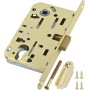 Замок магнитный межкомнатный AGB B06103.50.03.567 MEDIANA POLARIS (врезной, под цилиндр) с ответной планкой B02402.05 цвет латунь (АГБ) 25599