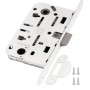 Замок межкомнатный AGB WC B01102.50.91.567 (белый) MEDIANA EV. (инд.упак+B01000.13) (АГБ)